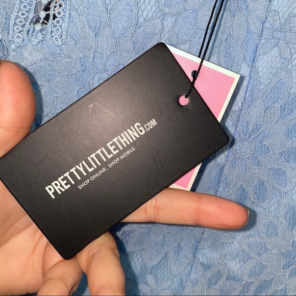 PRETTYLITTLETHING ⭐️NWT⭐️ Lace Midi Dress size 6 - Picture 10 of 12